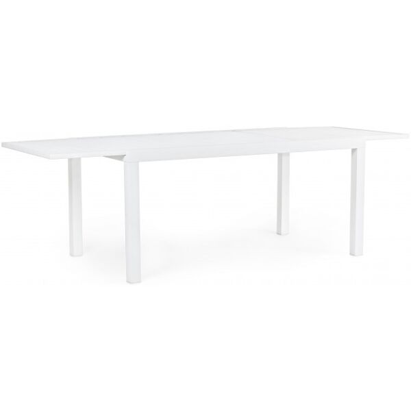 contemporary style tavolo all.hilde 160-240x90 bianco ld30