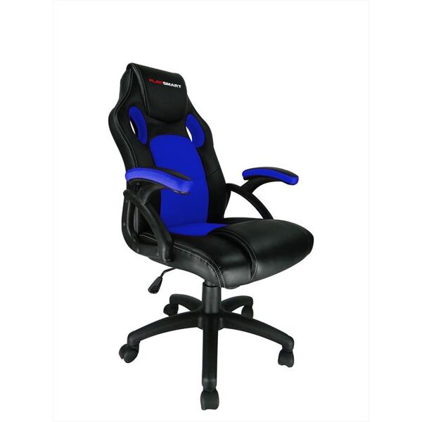 go!smart sedia gaming playsmart pc chair-blue