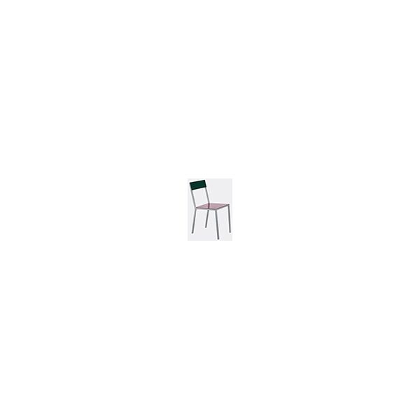 valerie_objects 'alu' chair, burgundy green