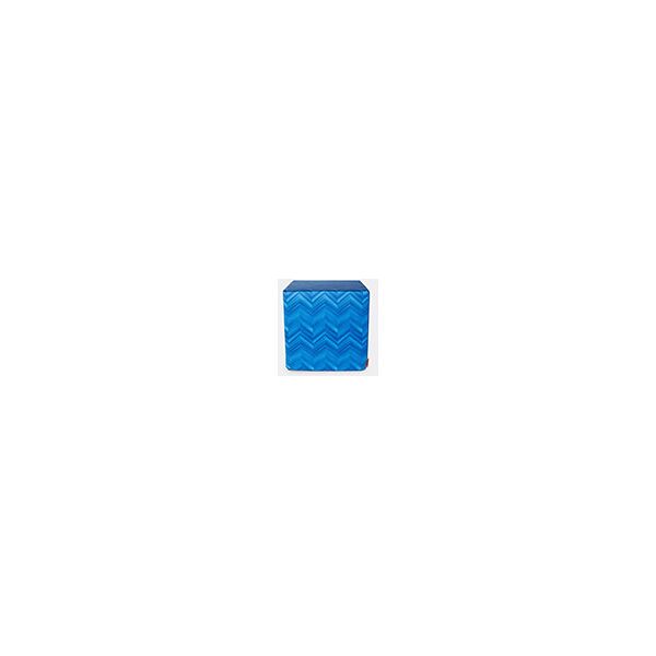 missoni 'layers inlay' pouf cube, blue