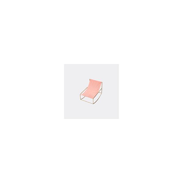 valerie_objects 'rocking chair', brass and pink