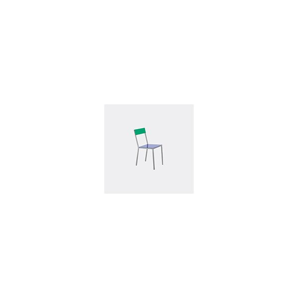 valerie_objects 'alu' chair, blue green