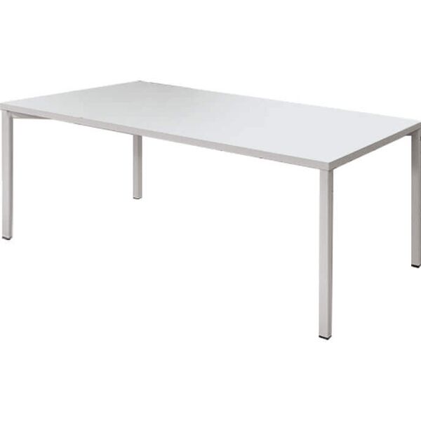 milani home tavolo da pranzo di design moderno industrial cm 55 x 90 x 45 h bianco x x cm