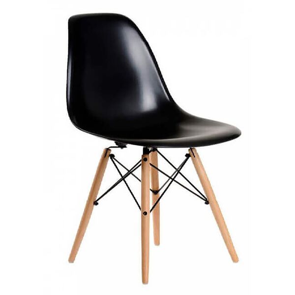 milani home sedia moderna di design nera per interno casa ufficio studio sala da pranzo cuc nero 53 x 82 x 47 cm
