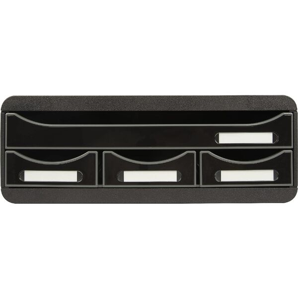 exacompta 319714d cassettiera ufficio toolbox mini nero - 319714d