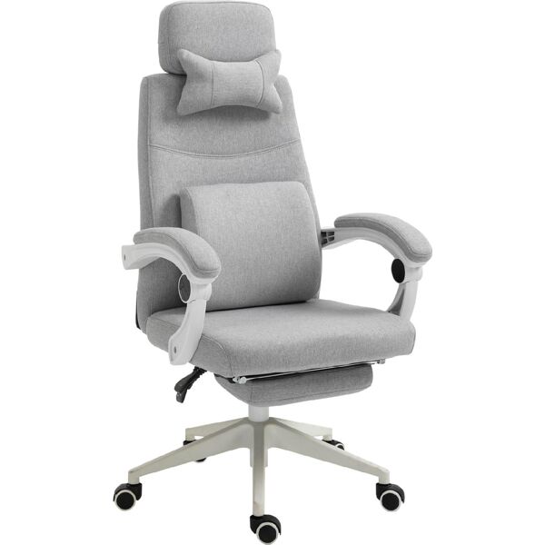 icon space 5d1d53 sedia da ufficio girevole a 360° regolabile in altezza grigio - 5d1d53