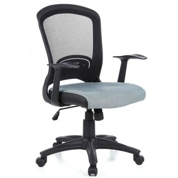 hjh sedia per ufficio flier, design esclusivo ad un prezzo conveniente, con schienale in rete e sedile imbottito, in nero/grigio
