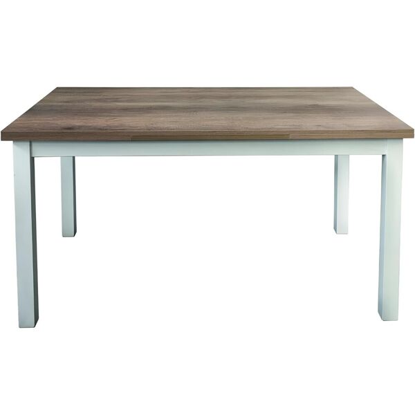 tavolo da pranzo allungabile moderno in legno 130x80 cm