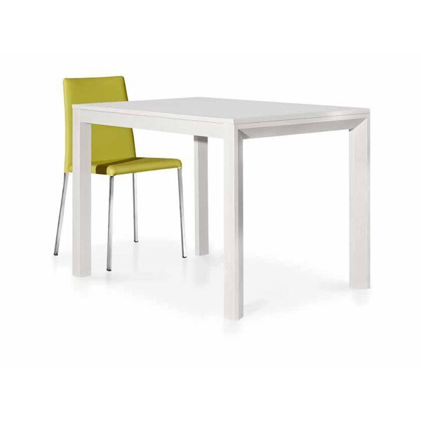 tavolo da pranzo allungabile bianco rettangolare 130 x 85
