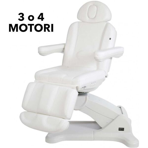 poltrona elettrica per estetista con rotazione lettino motorizzato centro estetico fisioterapia 3 o 4 motori tempo weelko 2246.3.a26 2246b.4.a26