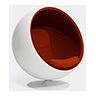 Eero Aarnio Originals 'ball Chair', Red Hallingdal