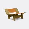 Atelier Ferraro 'gio!' Lounge Chair, Green And Cognac