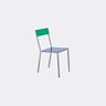 Valerie_objects 'alu' Chair, Blue Green