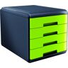 arda 18p4pv Cassettiera Mydesk 4cassetti Verde - 18p4pv