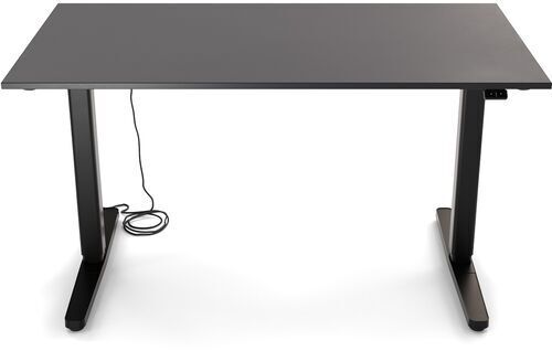 Yaasa Desk Basic 135 x 70 cm - Scrivania elettrica regolabile in altezza   antracite
