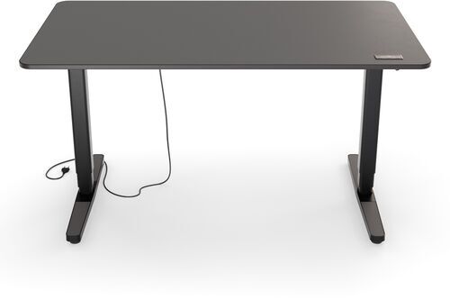 Yaasa Desk Pro 2 140 x 75 cm - Scrivania elettrica regolabile in altezza   grigio scuro/nero