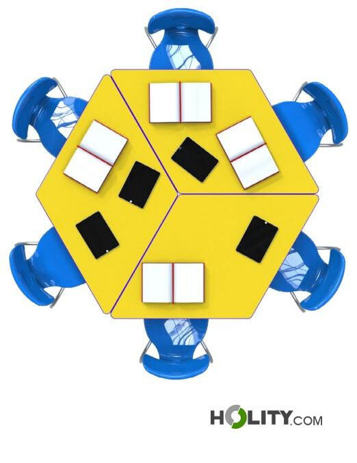 Tavolo Rombo Scuola 4.0 H. 64 Cm H172_226