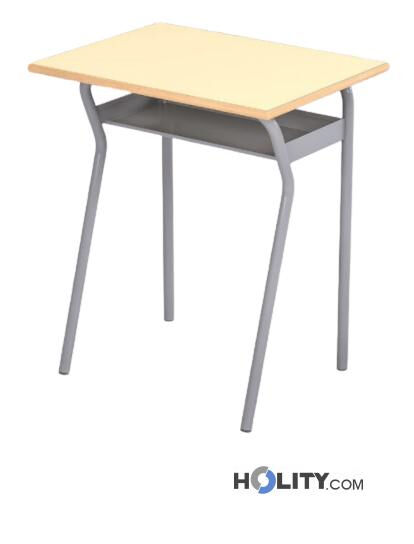 Banco Scuola Con Sottopiano In Lamiera Altezza 59 Cm H18_33