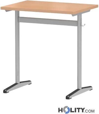 Banco Scuola Con Telaio In Acciaio Microlegato Altezza 59 Cm H558_01