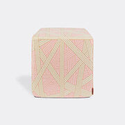 Missoni 'nastri' Pouf Cube, Pink
