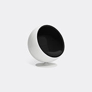 Eero Aarnio Originals 'ball Chair', Black Hallingdal