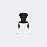 Viccarbe 'ears' Chair, Metal Legs, Black