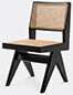 Cassina 'capitol Complex' Chair With Vienna Straw Seat