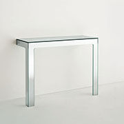 Glas Italia 'mirror Mirror' High Table