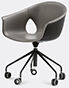 Poltrona Frau 'ginger Ale' Chair, Five-spokes Base With Castors