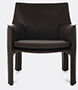 Cassina 'cab 413' Armchair, Leather, Black