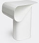 Dante - Goods And Bads 'revue' Side Table, White