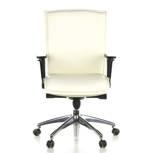 hjh OFFICE MURANO 10 - Poltrona di lusso  Bianco crema