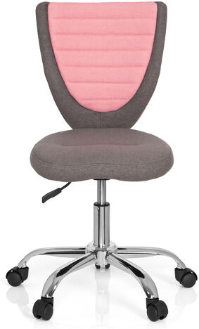 hjh OFFICE KIDDY COMFORT - Sedia girevole per bambini Grigio / rosa