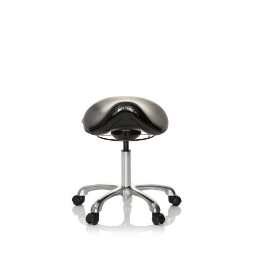 hjh OFFICE ORTHO SIT - Sgabello a sella Nero