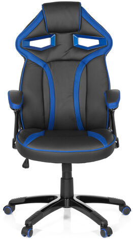 hjh OFFICE GUARDIAN - Sedia da gaming Nero / Blu