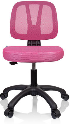 hjh OFFICE KID YU 200 - Sedia girevole per bambini Rosa