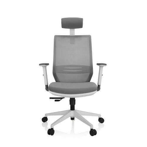 hjh OFFICE PROFONDO PRO W - Sedia da ufficio professionale Grigio