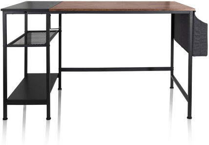 hjh OFFICE WORKSPACE H I   120x60 - Scrivania  Nero / Marrone