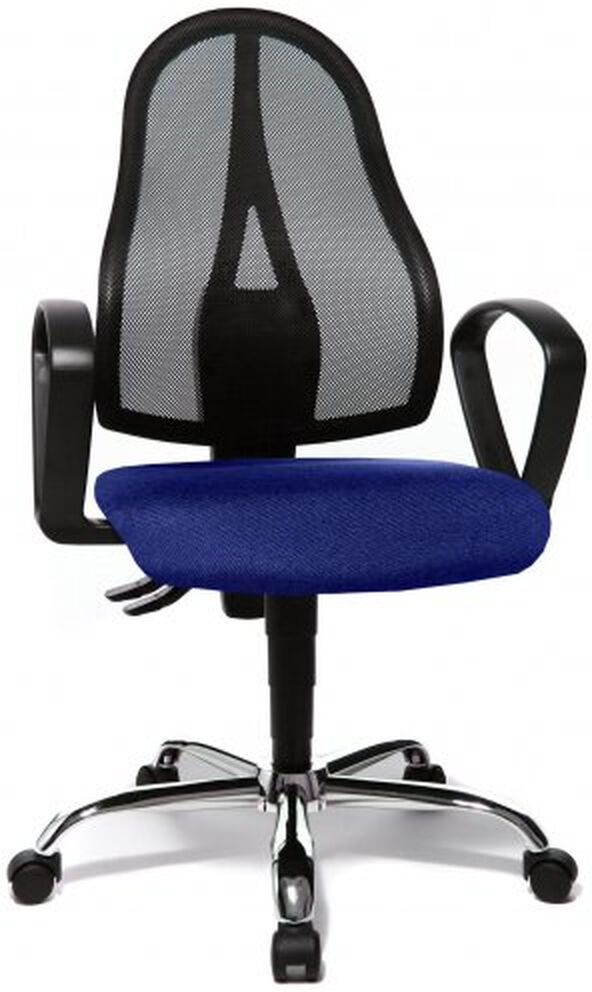 Topstar OPEN POINT  P SOMO AL.B2(B) - Sedia Home Office Blu mesh