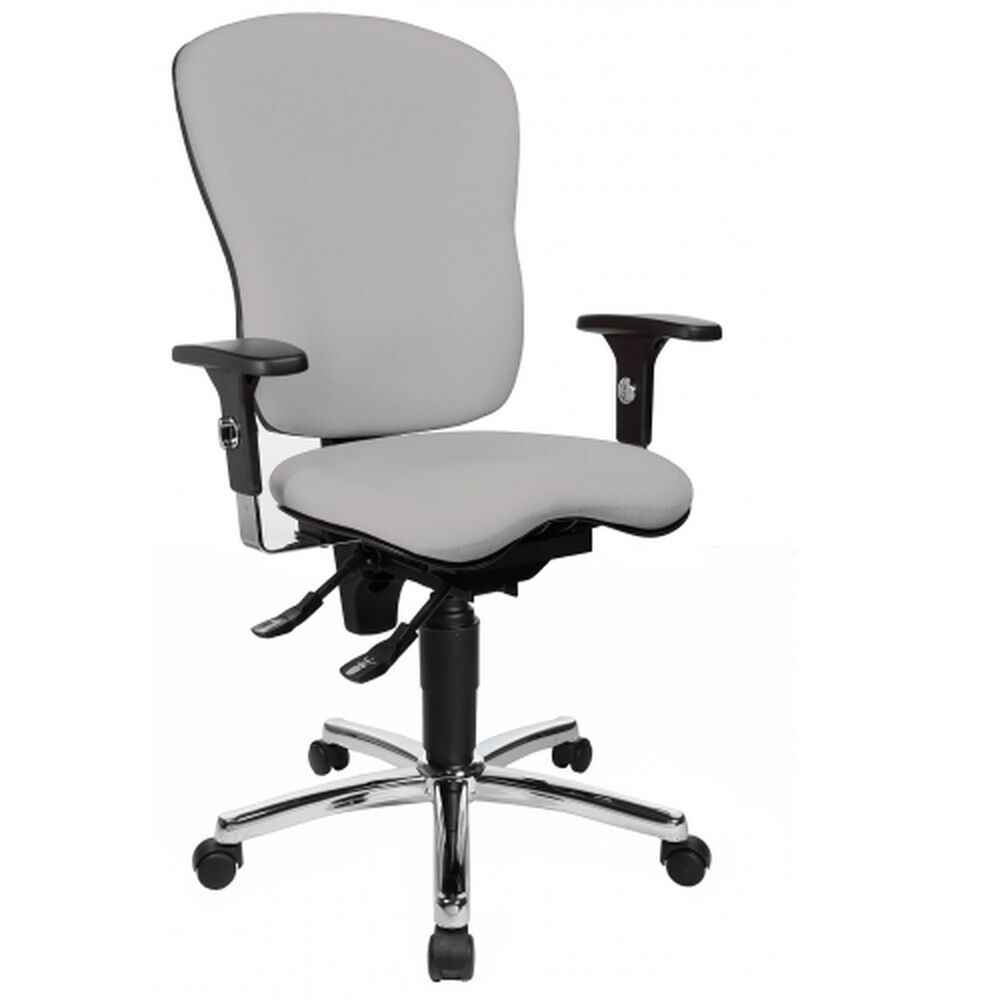 Topstar SITNESS PRO AL.P4 - Sedia da ufficio professionale Grigio Chiaro