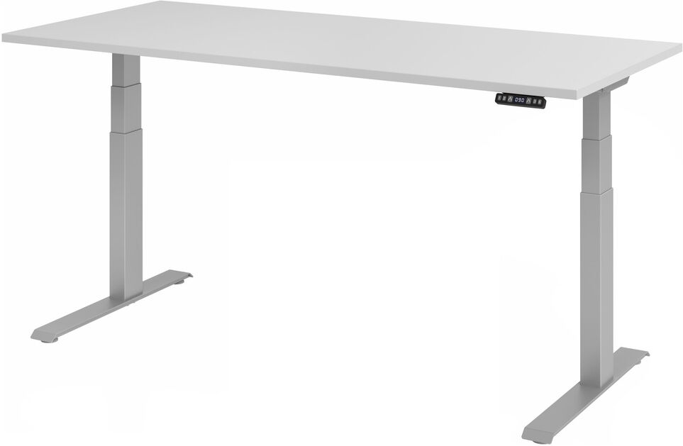 hjh OFFICE PRO XDKB 19 S   Scrivania - Grigio 180x80 regolabile in altezza elettrico