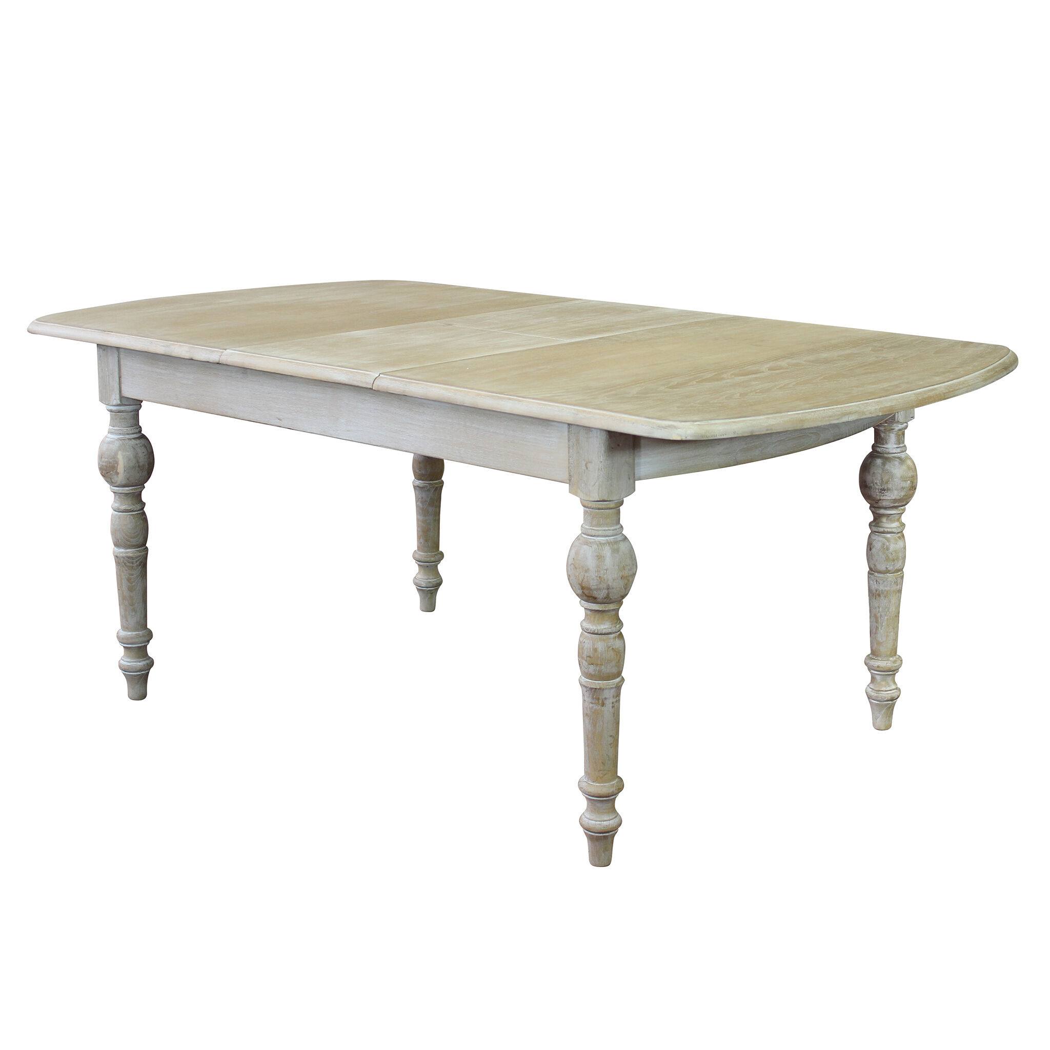 Milani Home tavolo in legno massiccio di design moderno industrial cm 150 x 100 x 75 Marrone 150 x 76 x 100 cm