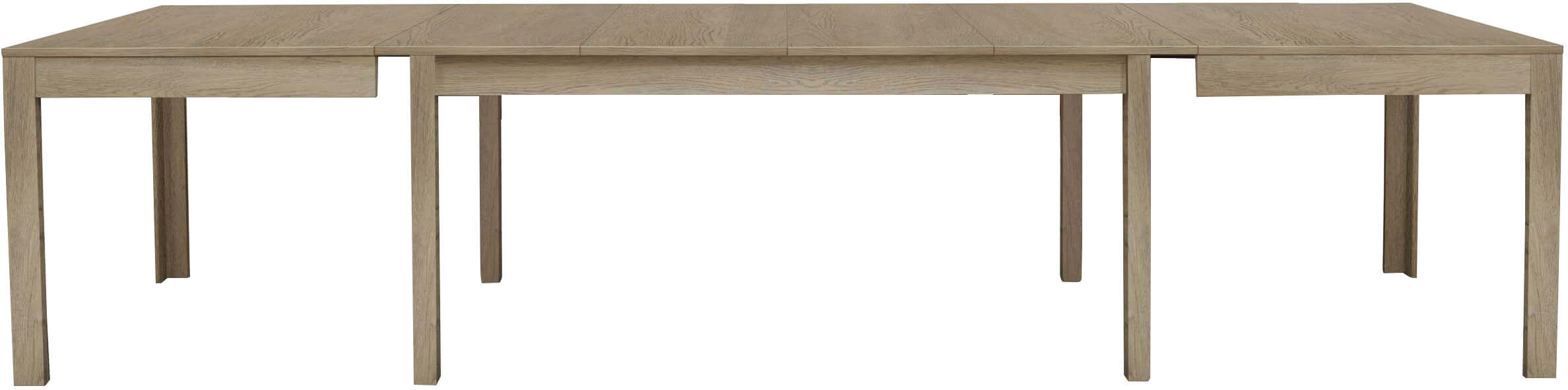 Milani Home Tavolo Da Pranzo Moderno In Legno Di Frassino Color Marrone Chiaro Allungabile Marrone 160 x 75 x 90 cm