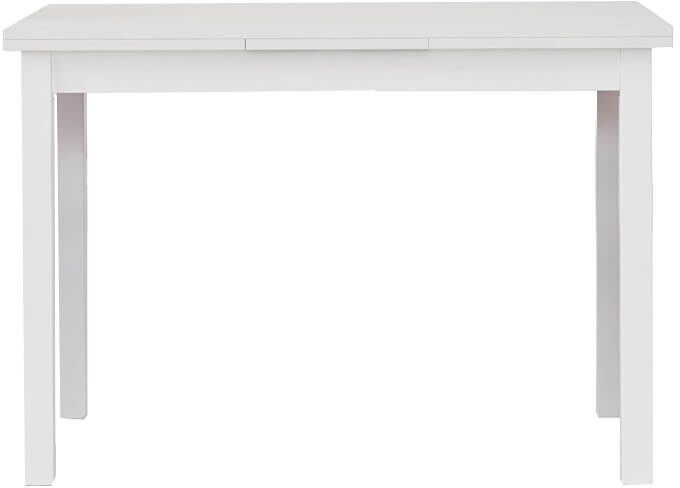 Milani Home Tavolo Da Pranzo Moderno Di Design Allungabile Frassinato 85x140/180/220 Bianco 140 x 75 x 85 cm