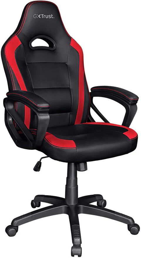 Trust GXT 701 Ryon Sedia per gaming universale Seduta imbottita Nero, Rosso