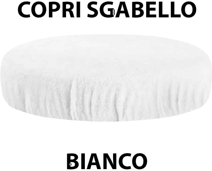 Fodera copri Sgabello in Cotone Spugna di Alta Qualità con Elastico