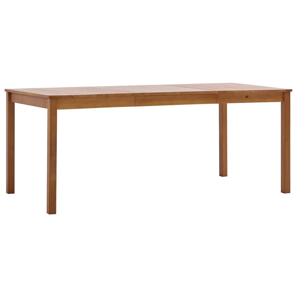 vidaXL Eettafel 180x90x73 cm grenenhout honingbruin