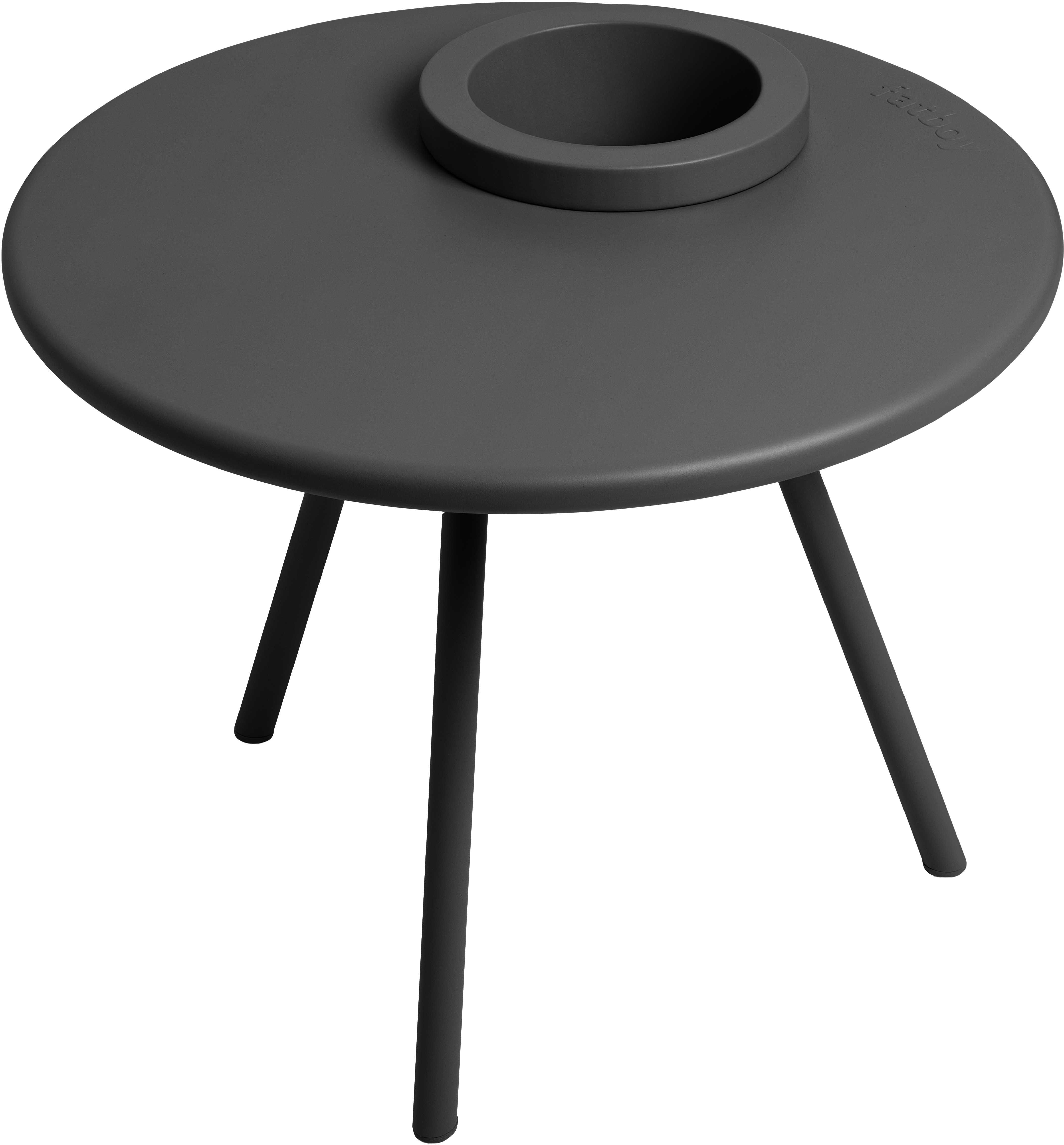 Fatboy Bakkes Indoor bijzettafel met plantenpot Anthracite