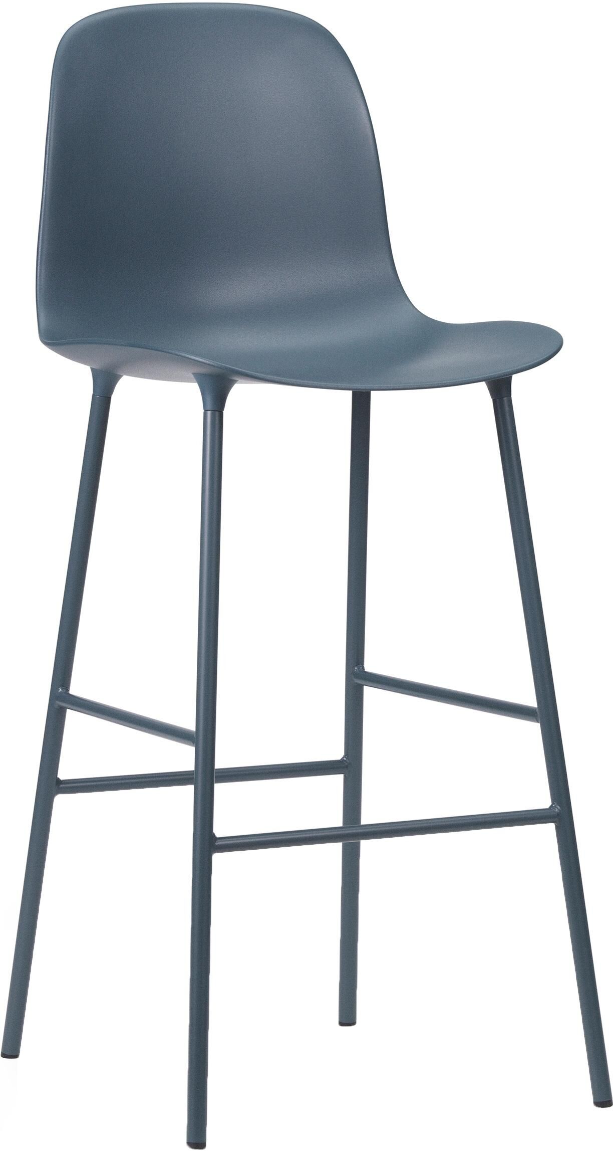 Normann Copenhagen Form Bar Chair barkruk 75cm blauw