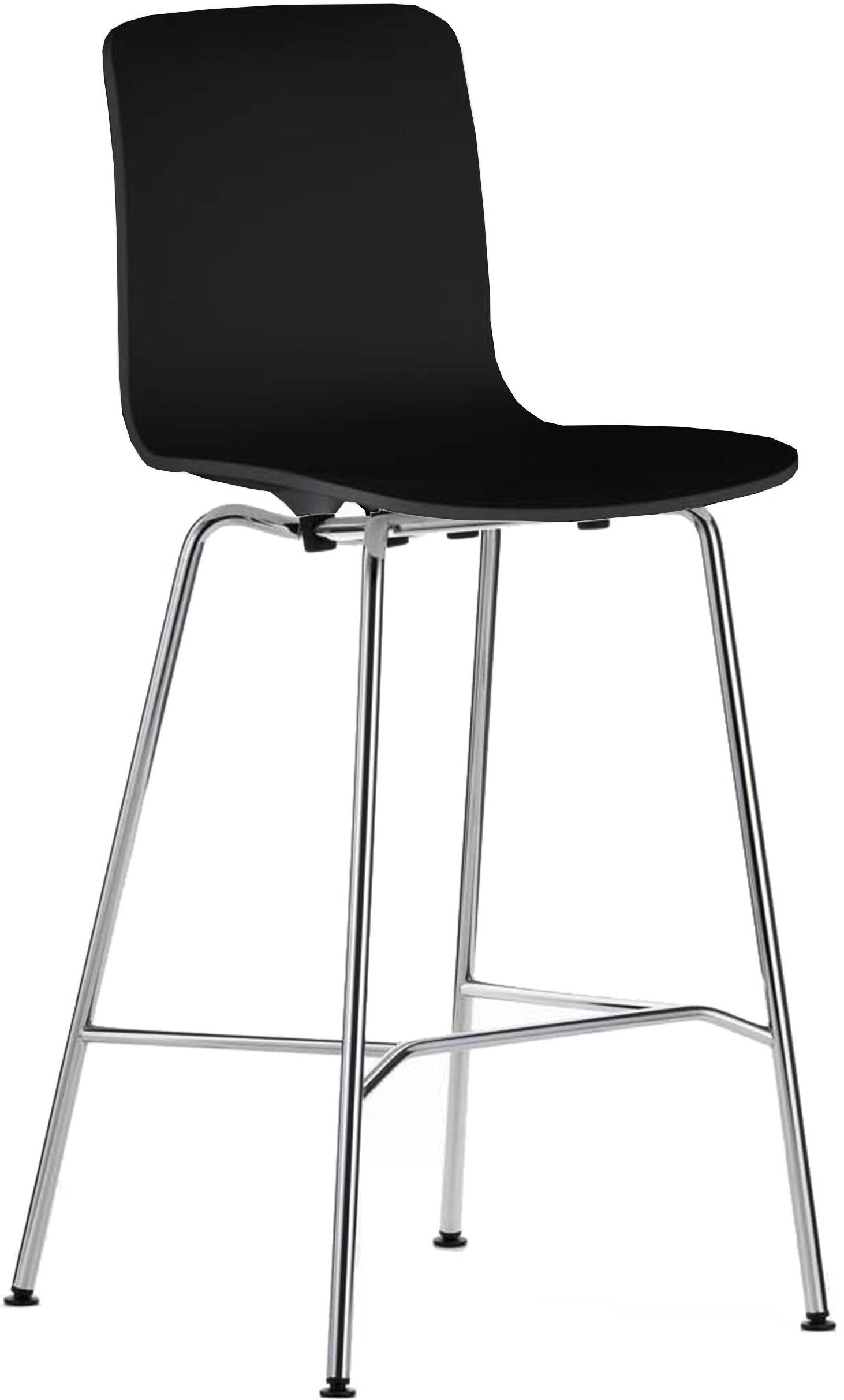 Vitra Hal Stool Medium barkruk basic dark